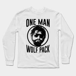 Hangover One Man Wolf Pack Long Sleeve T-Shirt